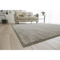 スミノエ 洗える ラグ エクリュ 190×190cm グレージュ 4549781290102 1枚