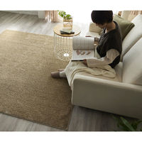 スミノエ HOMERUG むじのラグ 洗える ラグ ルフレ 1900×2400mm ベージュ 4549781290171 1枚（直送品）