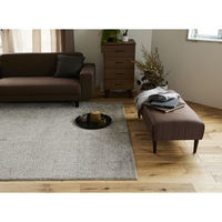 スミノエ HOMERUG むじのラグ 洗える ラグ ルフレ 1900×2400mm グレージュ 4549781290324 1枚（直送品）