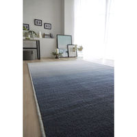 スミノエ HOMERUG リサイクルウール アレルブロック ラグ メイショク 1900×1900mm ネイビー 1枚（直送品）