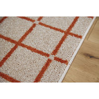 スミノエ 洗える ラグ オセロ 90×130cm オレンジ 4549781290867 1枚