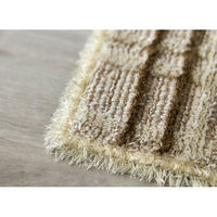 スミノエ HOMERUG フルール アレルブロック ラグ ミロワール 1300×1900mm アイボリー 4549781290966 1枚（直送品）