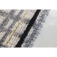 スミノエ HOMERUG フルール アレルブロック ラグ ミロワール 1300×1900mm グレー 4549781291000 1枚（直送品）