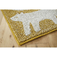 スミノエ 洗える マット リス 45×70cm イエロー 4549781291062 1枚