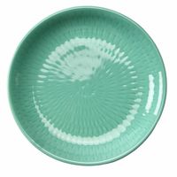 アースモス 小皿 ヒワ 飛び鉋5.0寸丸皿 [4個入] vac-103-02032（直送品）