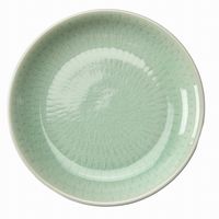 アースモス 小皿 ビードロ灰釉 飛び鉋5.0寸丸皿 [4個入] vac-113-02032（直送品）