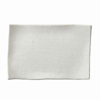 アースモス 小皿 パール(銀結晶) タタラ型7.0寸長角皿 [4個入] vac-115-04018（直送品）