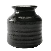 アースモス そば用品 瀬戸黒 そば徳利(中) [4個入] vac-119-08003（直送品）