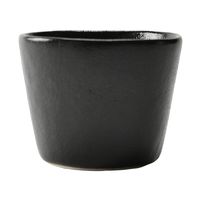 アースモス そば猪口 瀬戸黒 布目型そばチョク [5個入] vac-119-08006（直送品）