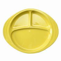 アースモス ランチプレート 黄 ランチプレート [2個入] vac-201-07004（直送品）