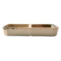 アースモス 仕切り皿 伊賀織部 二品皿(中) [5個入] vac-207-07020（直送品）