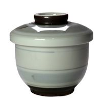 アースモス 蓋物 淡彩ライン 蒸し碗(小) [3個入] vac-301-09001（直送品）