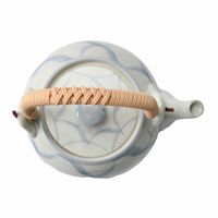 アースモス ティーポット 手描きあみ 土瓶 [1個入] vac-302-06003（直送品）