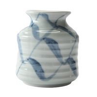 アースモス そば用品 手描きあみ そば徳利(中) [3個入] vac-302-08003（直送品）