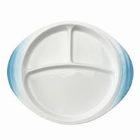 アースモス ランチプレート 吹付あさぎ ワンディッシュプレート [1個入] vac-309-07005（直送品）