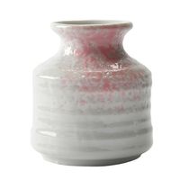 アースモス そば用品 白磁にピンク吹 そば徳利(小) [4個入] vac-310-08002（直送品）