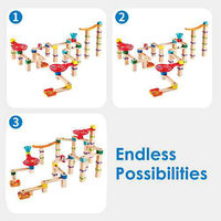 Hape ころころくみかえスライダー デラックスセット増量版 129ピース 知育玩具 E1100 1個