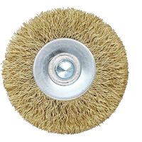 高儀 EARTH MAN 六角軸ホイールワイヤーブラシ キンセン50mm 4907052555150 1セット(4個)（直送品）