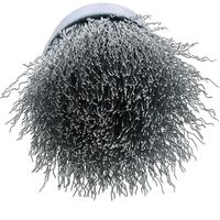 高儀 EARTH MAN 六角軸カップワイヤーブラシ 鋼線50mm 4907052555174 1セット(4個)（直送品）