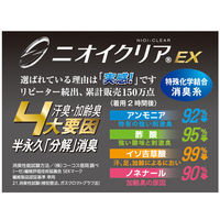 コーコス信岡 ニオイクリア 消臭ヘルメットインナー ブラック F G-235 1個