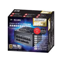 ATX電源 850W 80PLUS GOLD認証 フルプラグイン 3年保証 KRPW-GA850W/90+ 玄人志向