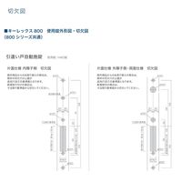 長沢製作所 キーレックス 800 K887TM アンバー塗装 51112717 1セット（直送品）