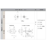 長沢製作所 古代 チューブラ本締錠 NTーTー51 GB BS51 51115833 1セット（直送品）