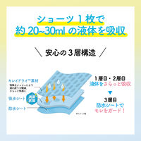 オーカ（O:ca） 吸水型サニタリーショーツ Lサイズ 1枚 ブラック 生理用品 フェムテック フェムケア