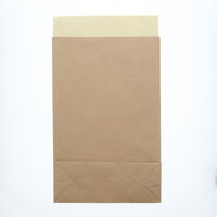 シモジマ HEIKO 宅配袋（紙製） 茶 M 封かんシール付 1セット（100枚：25枚入×4パック） 004192405