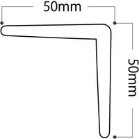 日大工業 L型ショックレス50mm ピンク 15 1セット(100個:1個×100本)（直送品）