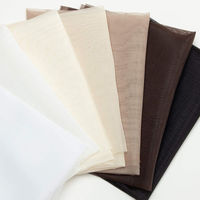 コスモテキスタイル 生地 オーガンジー 無地 ポリエステル100% 約122cm幅×1mカット col.33 ピンク DDD391（直送品）