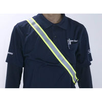 ジェイウィン バックル付　反射タスキ　イエロー 6300039032 1本（直送品）