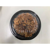 丼・重容器　CZラプレ丸丼16 BS黒本体　800枚(50枚×16) 0124916000525　シーピー化成（直送品）