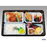 アヅミ産業 仕出弁当 T-103B (蓋木目)会席膳セット 200枚(20枚×10) 905028 1ケース(200枚入(20枚（直送品）