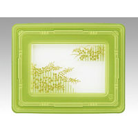 アヅミ産業 仕出弁当 T-90 セット(蓋パールグリーン) 200枚(100枚×2) 905046 1ケース(200枚入(100枚×2袋))（直送品）