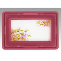 アヅミ産業 仕出弁当 T-130-B セット(蓋パールワイン) 100枚(20枚×5) 905054 1ケース(100枚入(20枚×5袋))（直送品）