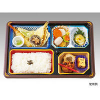 仕出弁当 T-103A (蓋三彩)会席膳セット 200枚(20枚×10) T103AS-1 1ケース(200枚入(20枚×10袋))（直送品）