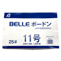 青果用袋 BELLEボードン25#11号 穴4 5000枚(1000枚×5) 51015 1ケース(5000枚入(1000枚×5袋))（直送品）
