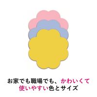 スリーエム(3M) ポストイット ふせん 付箋 強粘着 シルエットノート フラワー2 69mm×69mm 混色3色 5パック SSS-FLR