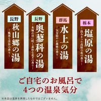 入浴剤 詰め合わせ 温泉の素 温泉郷めぐり 4種 （30g×15包）×4箱 （透明・にごりミックス） 粉末 アース製薬