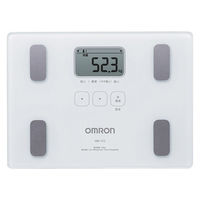 オムロン OMRON 体組成計 HBF-212 カラダスキャン ホワイト 体重計 体脂肪率 デジタル 薄型 高性能 内臓脂肪レベル