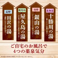 入浴剤 詰め合わせ 温泉の素 薬泉めぐり 4種 （30g×15包）×4箱 （透明・にごりミックス） 粉末 アース製薬