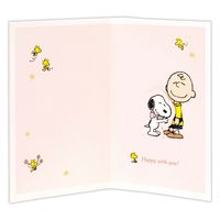 日本ホールマーク 多目的 グリーティングカード 立体 スヌーピー チャーリーとハグ 822491 1セット(6枚)（直送品）