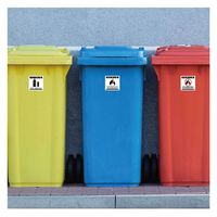 グリーンクロス ゴミ分別ステッカーグレーサイズ小 もえないごみ GBS-2GRS 1枚