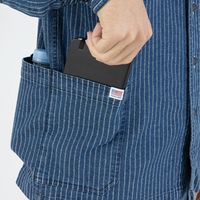 DICKIES D-698   ストレッチウォバッシュ　シャツジャケット Ｌ インディゴ コーコス信岡 1着（直送品）