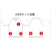 GLADIATOR G-437 ５ポケット 半袖ワッフルＴシャツ 5L ブラック コーコス信岡 1着（直送品）