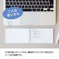 リヒトラブ スタンドメモ レッド N1766-3 1セット(4冊)