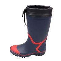 【作業用長靴】コーコス信岡「現場のチカラ」紳士カバー付きカラーブーツ M EHB-788  オリジナル