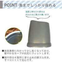 シンカテック アンティ N.風呂椅子角HK ホワイト 4973473430222 1セット(1個×2)