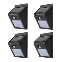 デジタルランド 8灯LEDセンサーライト a29750 1個(4個組)